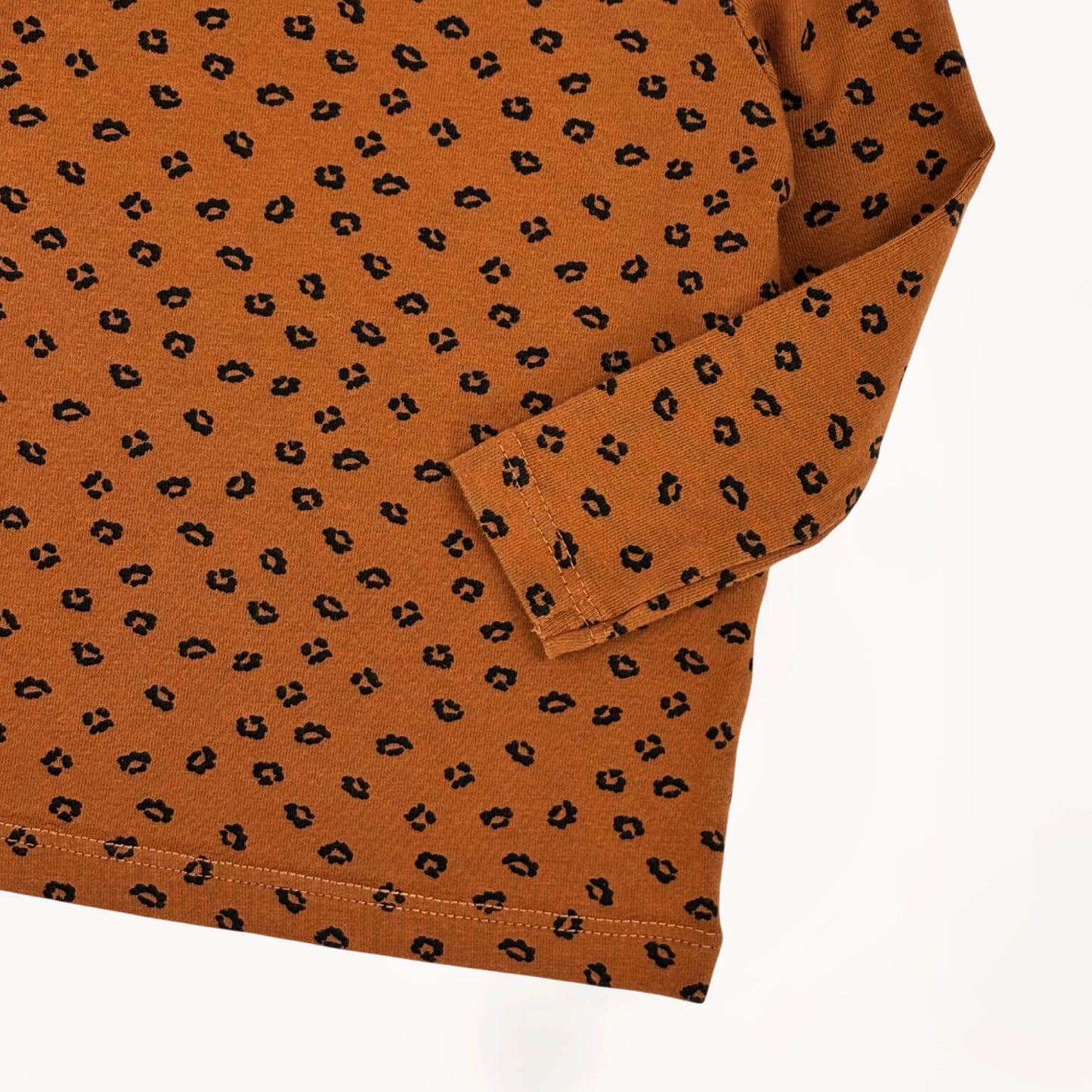 T-shirt lange mouwen cheetah-print Hema 3 maanden