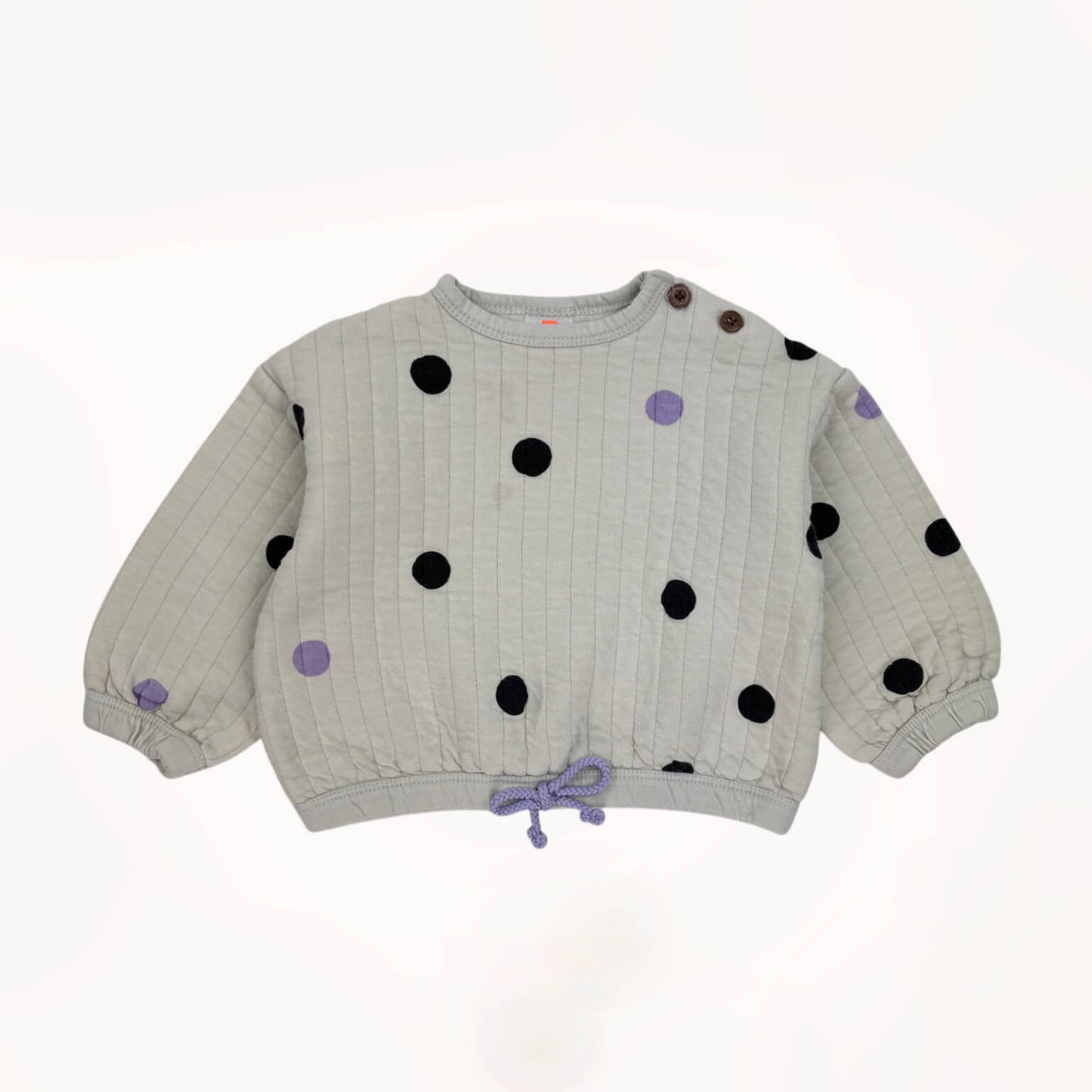 Sweater ecru bolletje Hema 1 jaar