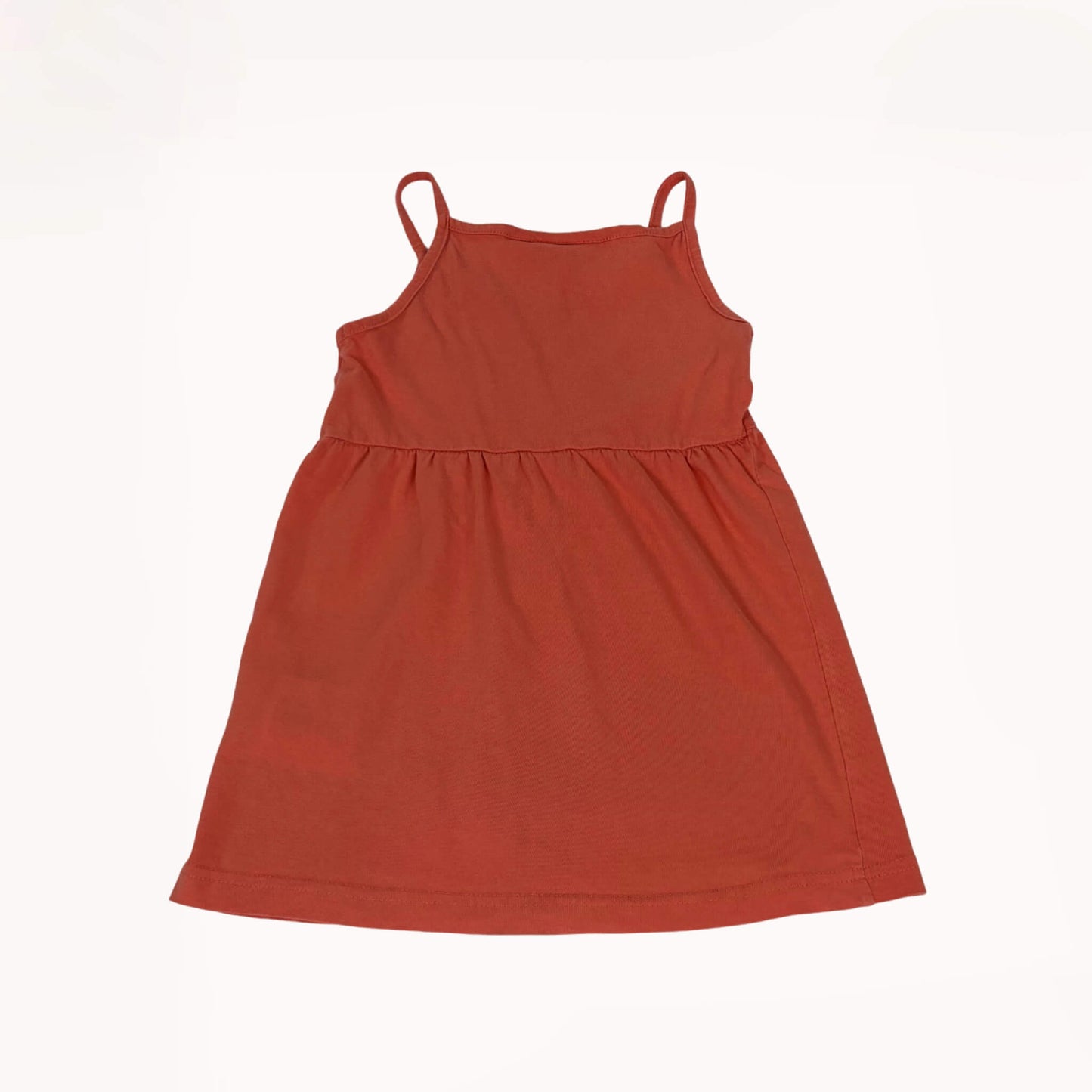 Casual kleedje koraal oranje "Always"⎪98/104