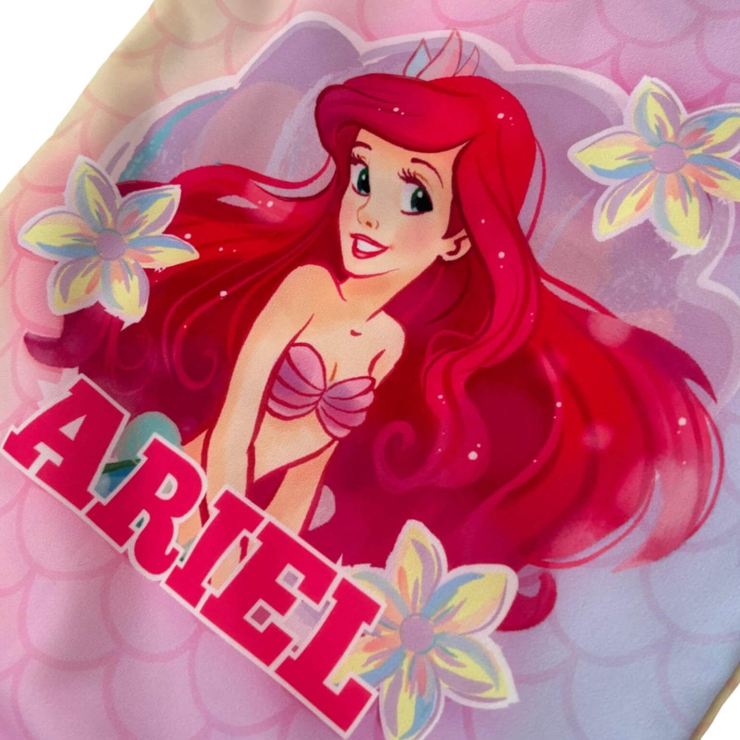 Roze badpakje Ariel De Kleine Zeemeermin, frulletjes⎪98/104