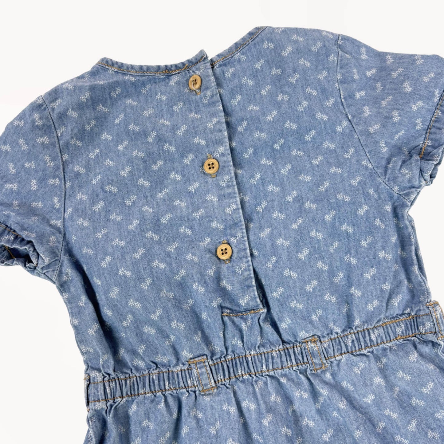 Jeanskleedje m/ simpel motiefje⎪104