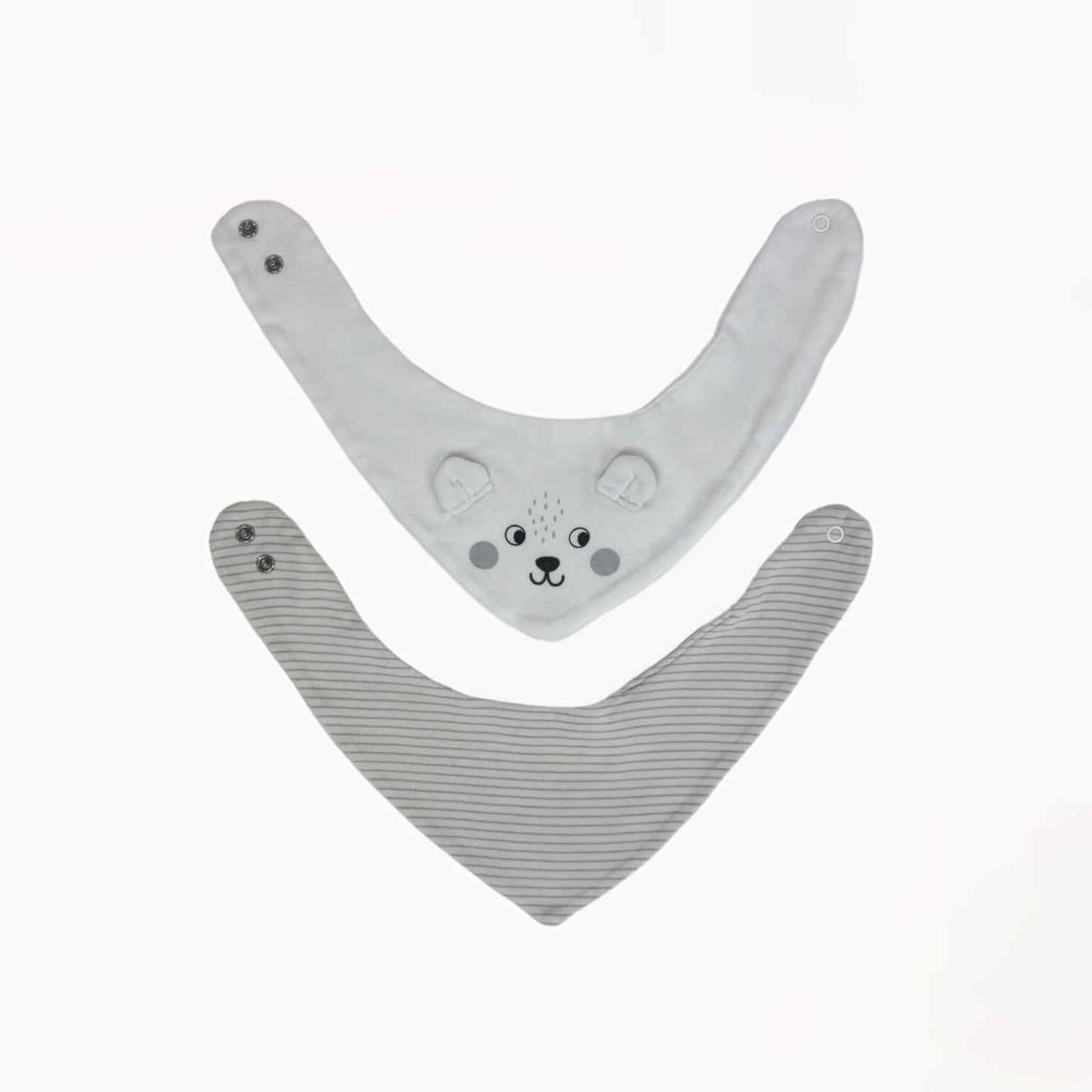 Set 2 slabbetjes katoen C&A newborn