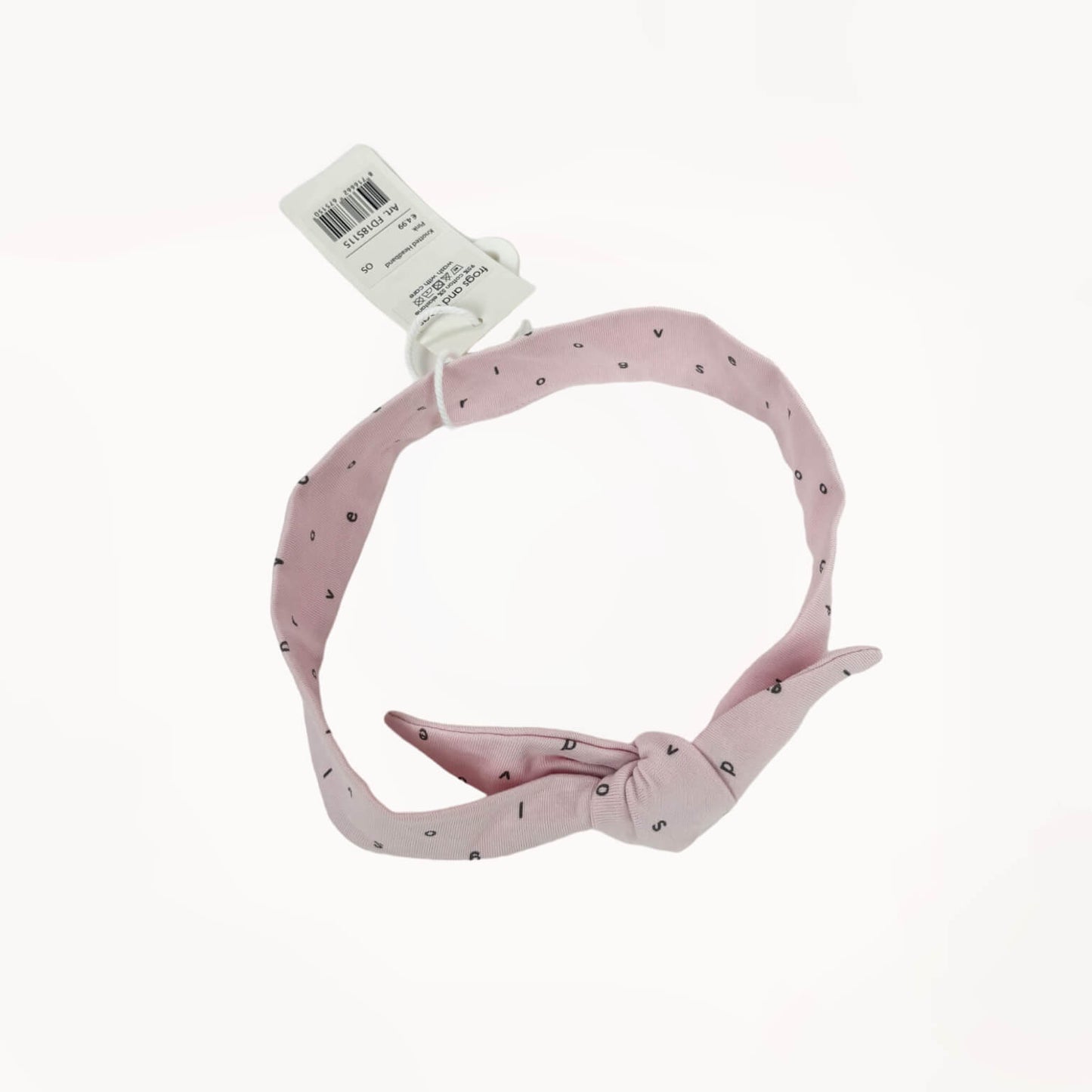 Haarband roze met lettertjes Frogs & Dogs TU