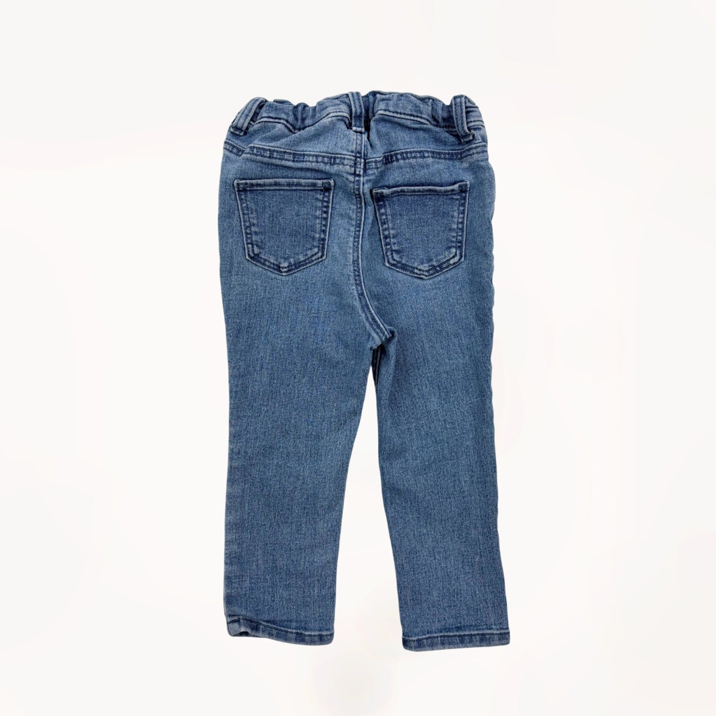 Bleke jeansbroek slim fit m/ verstelbare tailleband⎪86