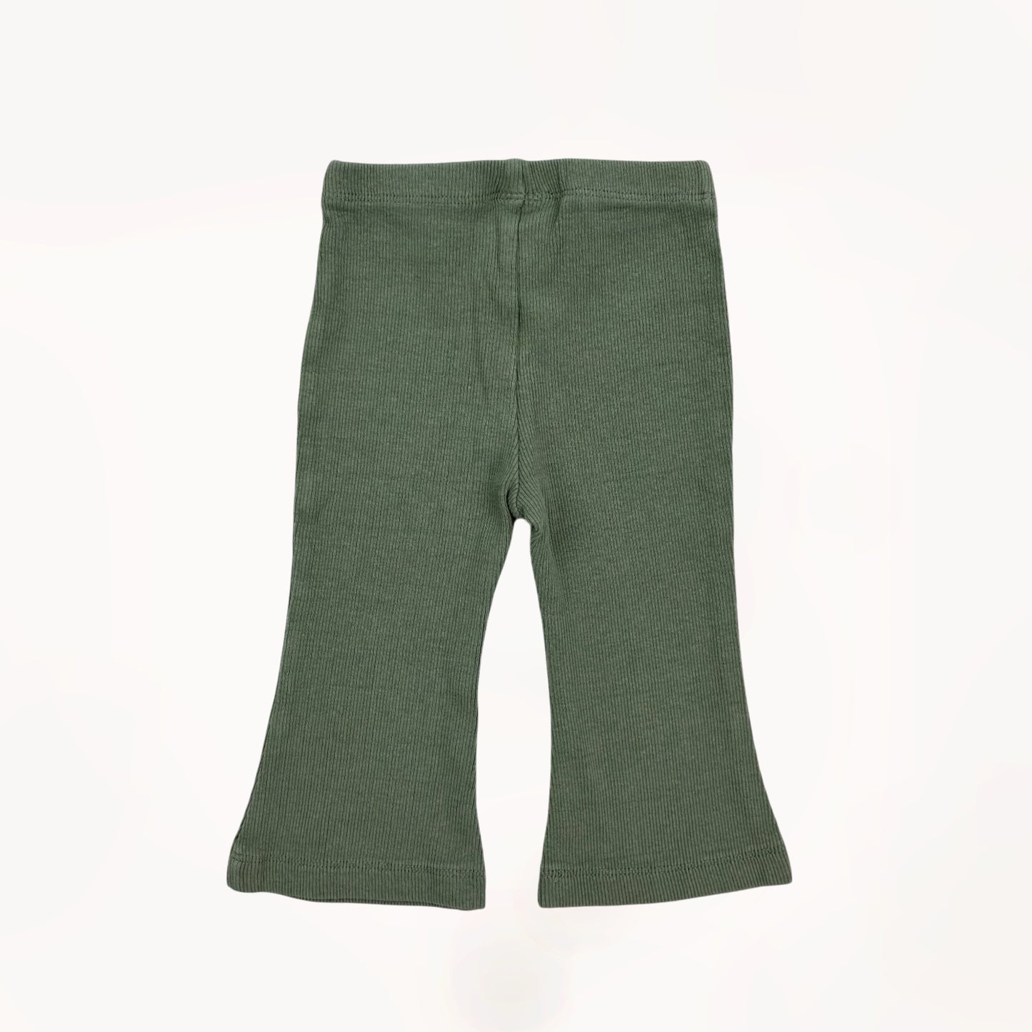 Kaki groene legging met wijde pijpen⎪74