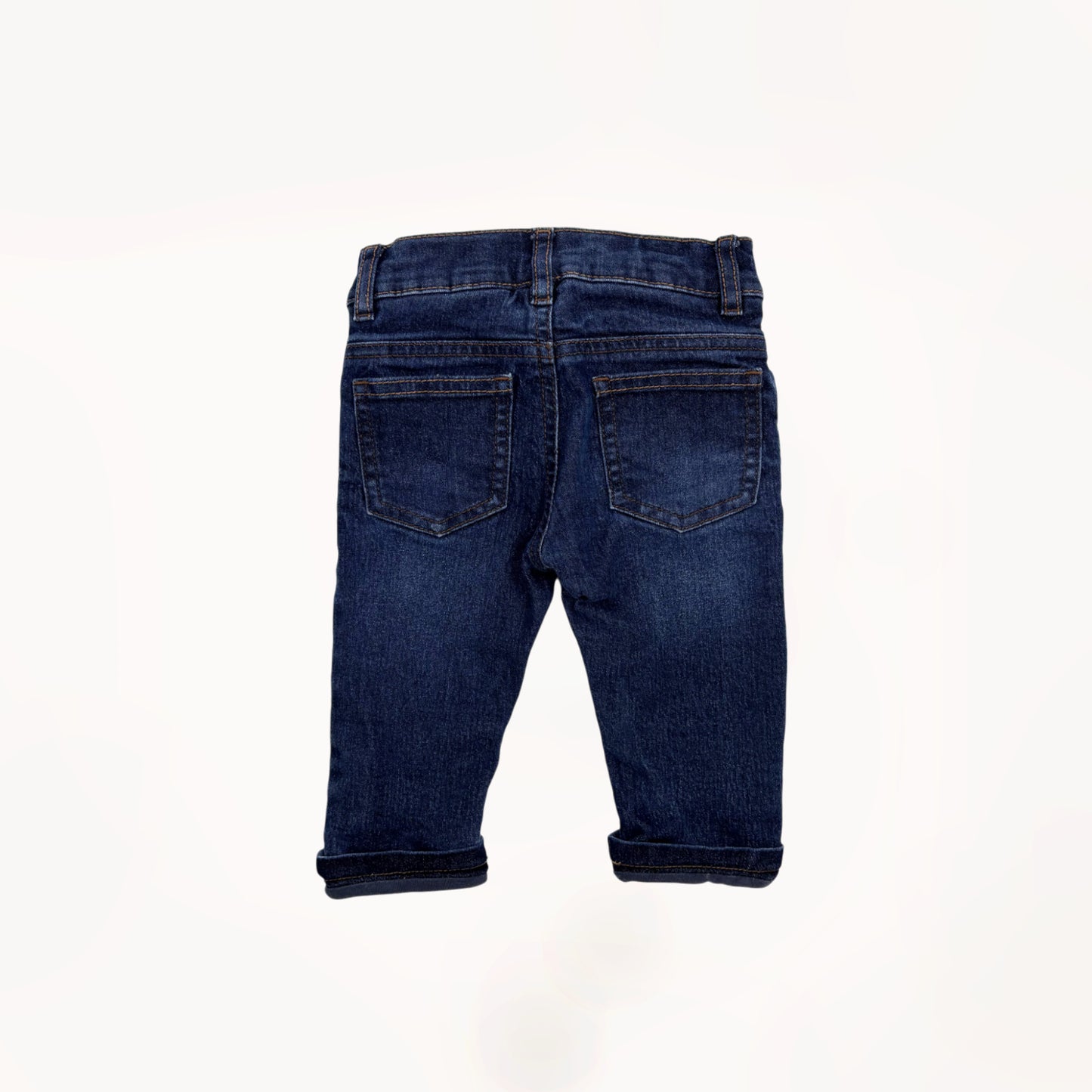 Extra dikke jeansbroek, gevoerd met tricot⎪74