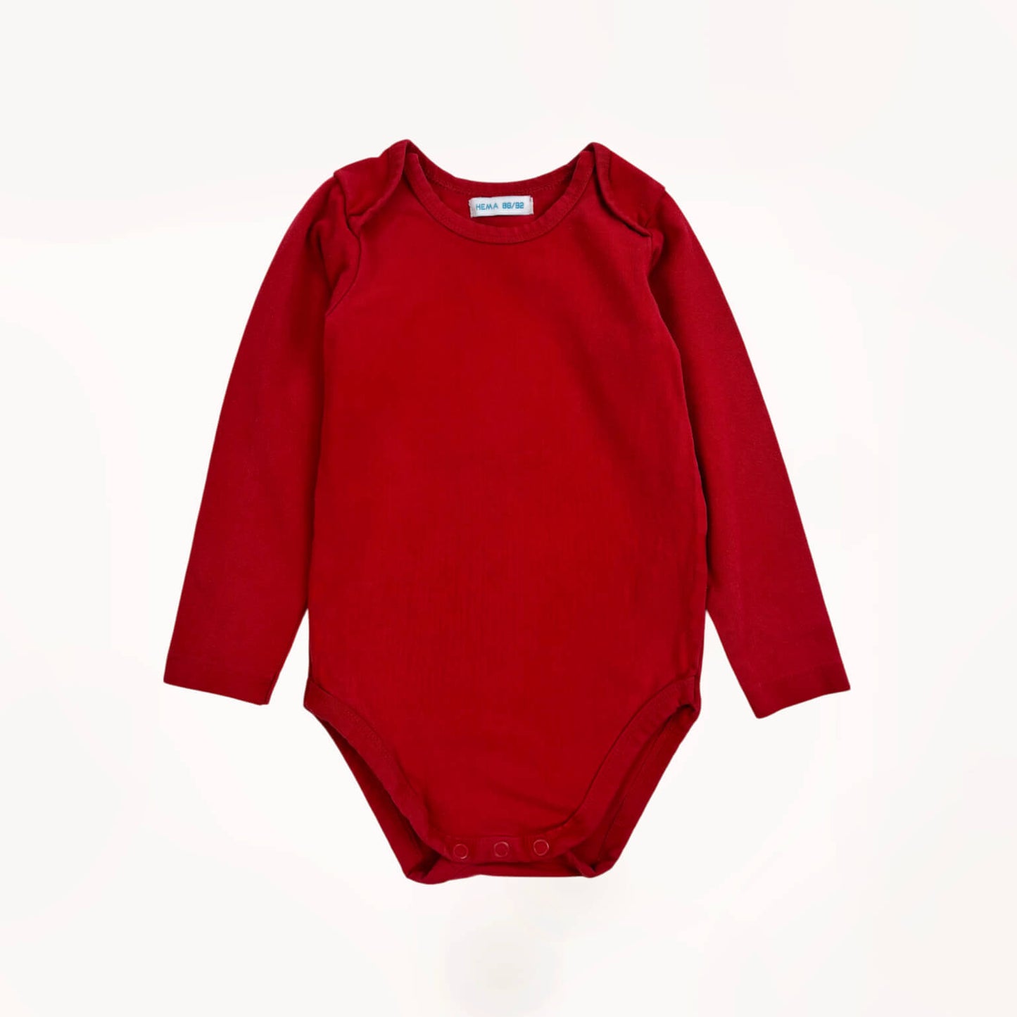 Romper longsleeves rood Hema 18-24 maanden