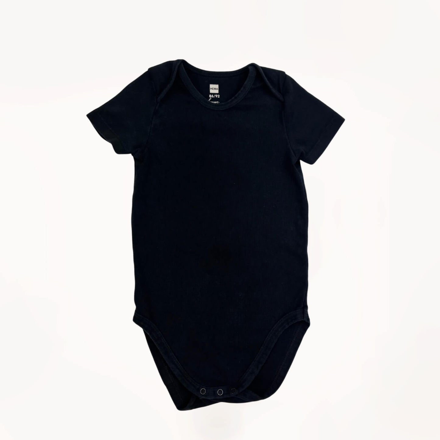 Romper shortsleeves zwart Hema 1,5-2 jaar