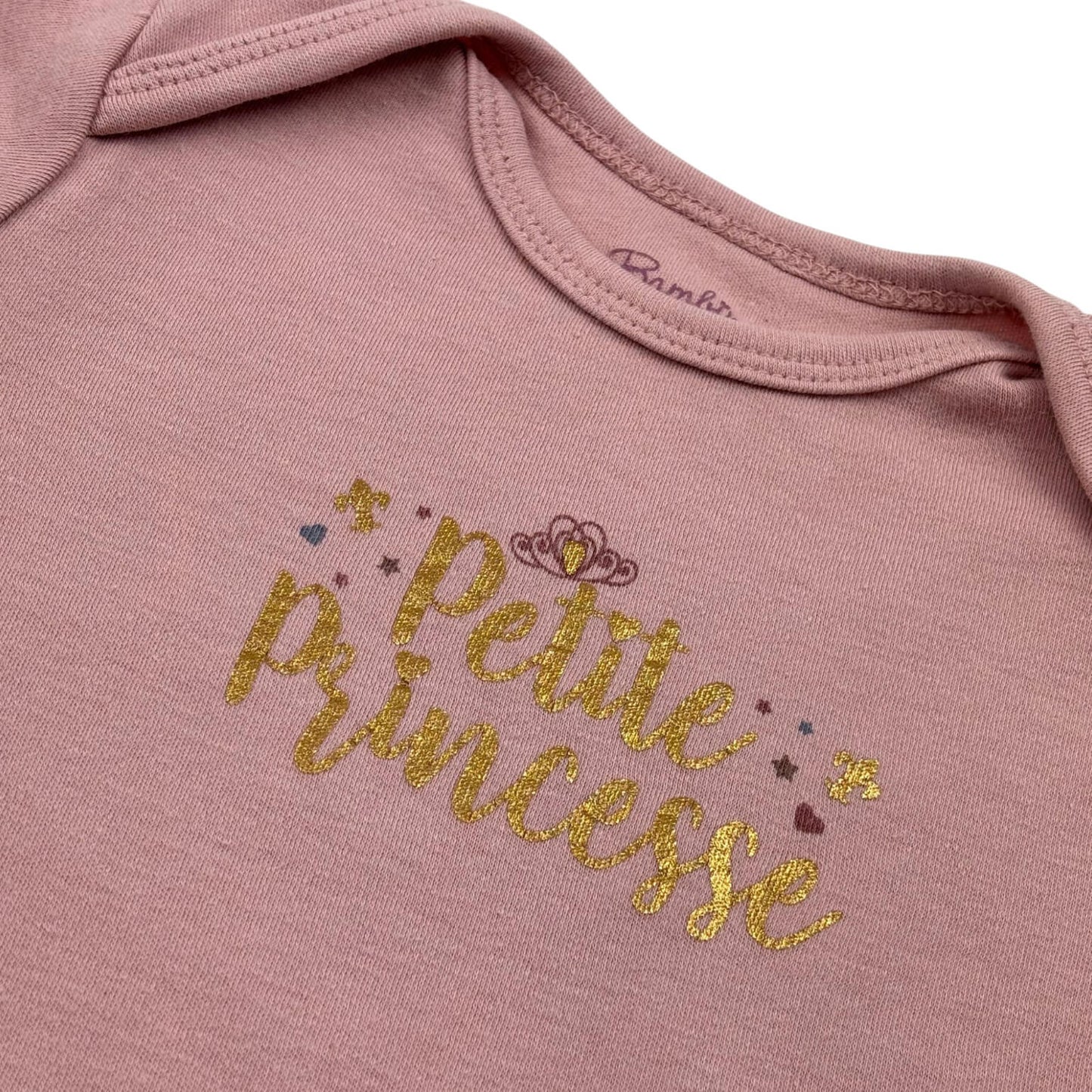 Pyjama set roze "petite princesse" Bambino 1,5-2 jaar