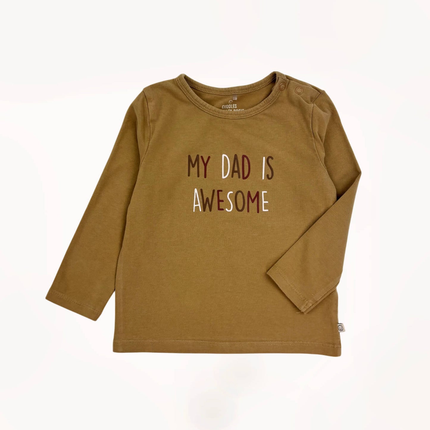 T-shirt lange mouwen bruin Cuddles & Smiles 1,5 jaar