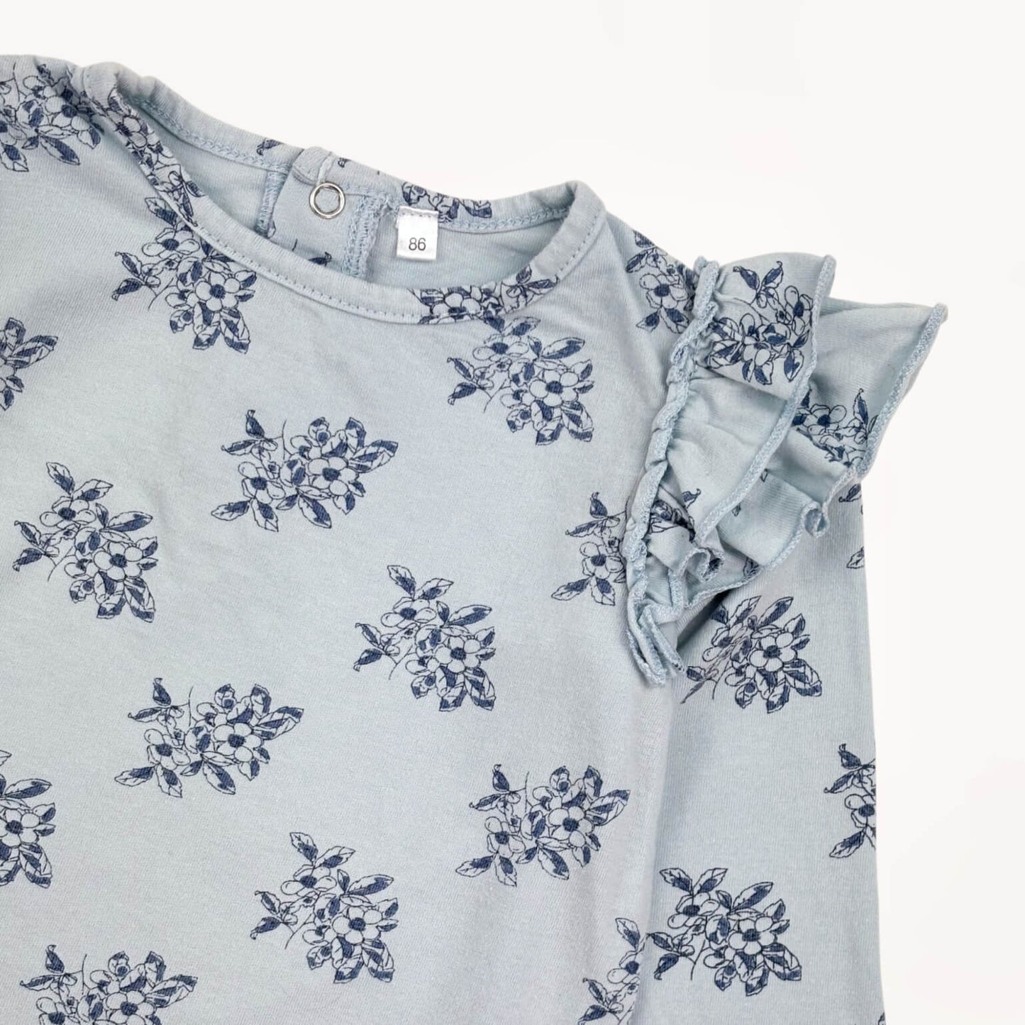 Shirt longsleeves bloemen Zeeman 1,5 jaar