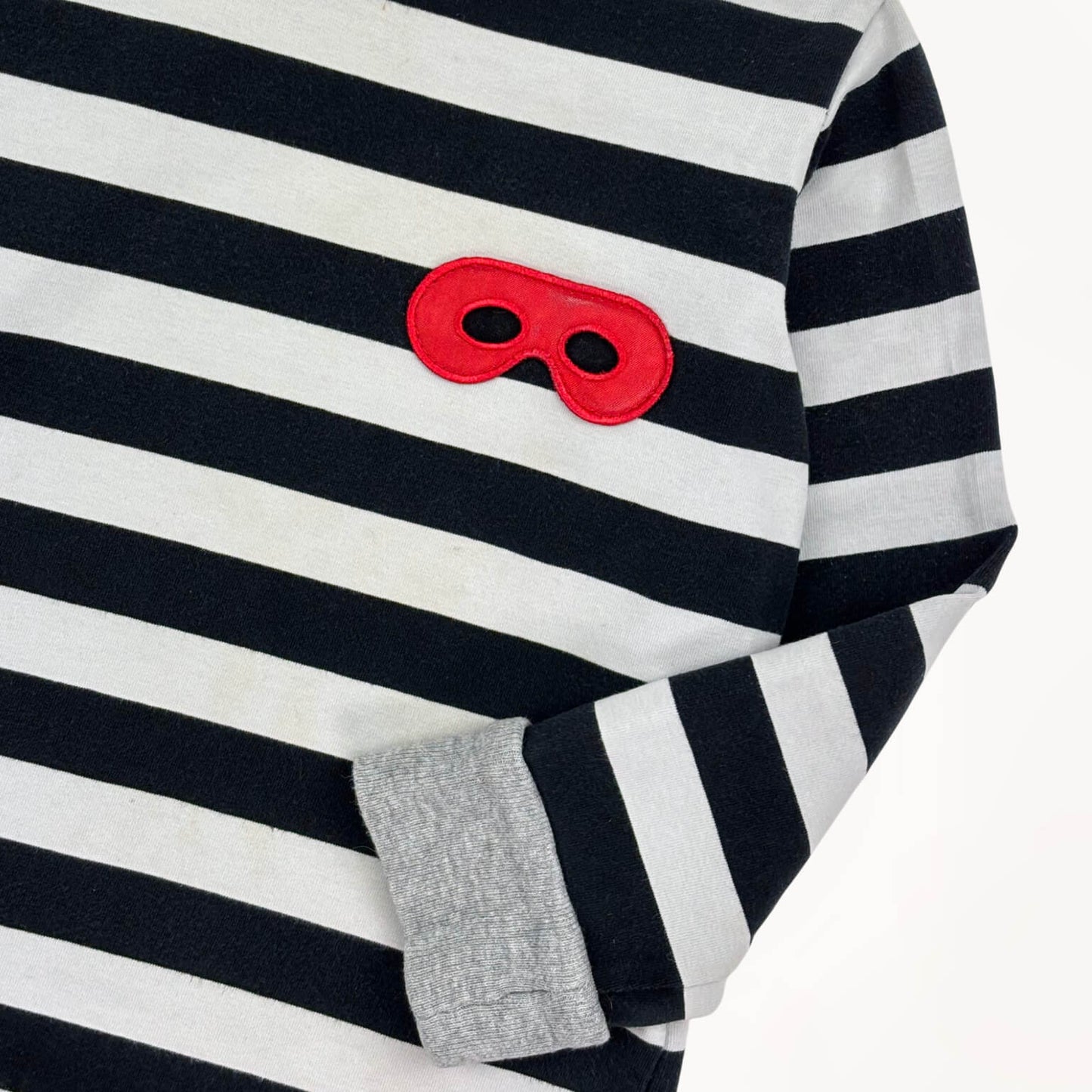 Longsleeve shirt zwart/wit strepen Beau Loves 2 jaar