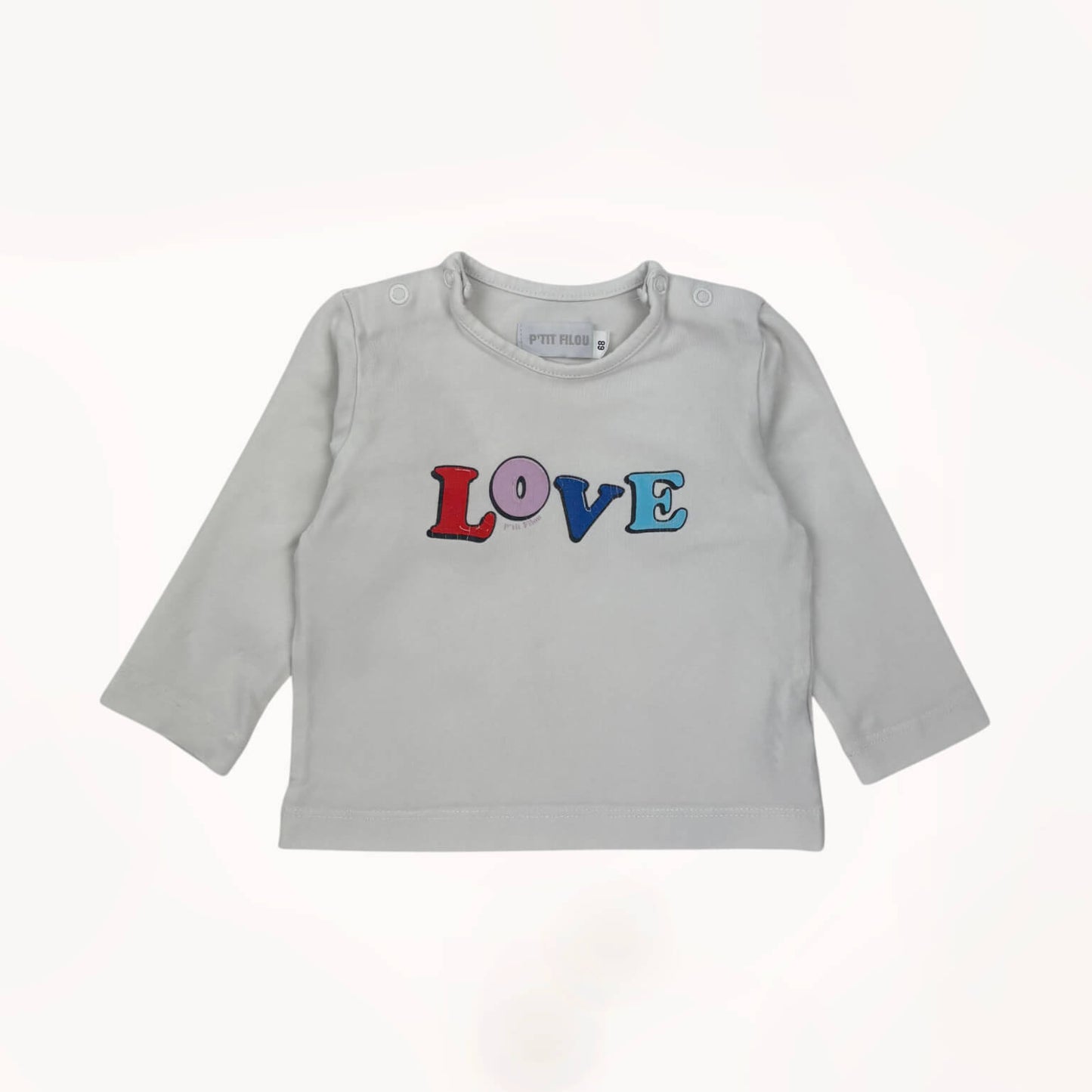 Longsleeve T-shirt 'LOVE' Filou & Friends 6 maanden