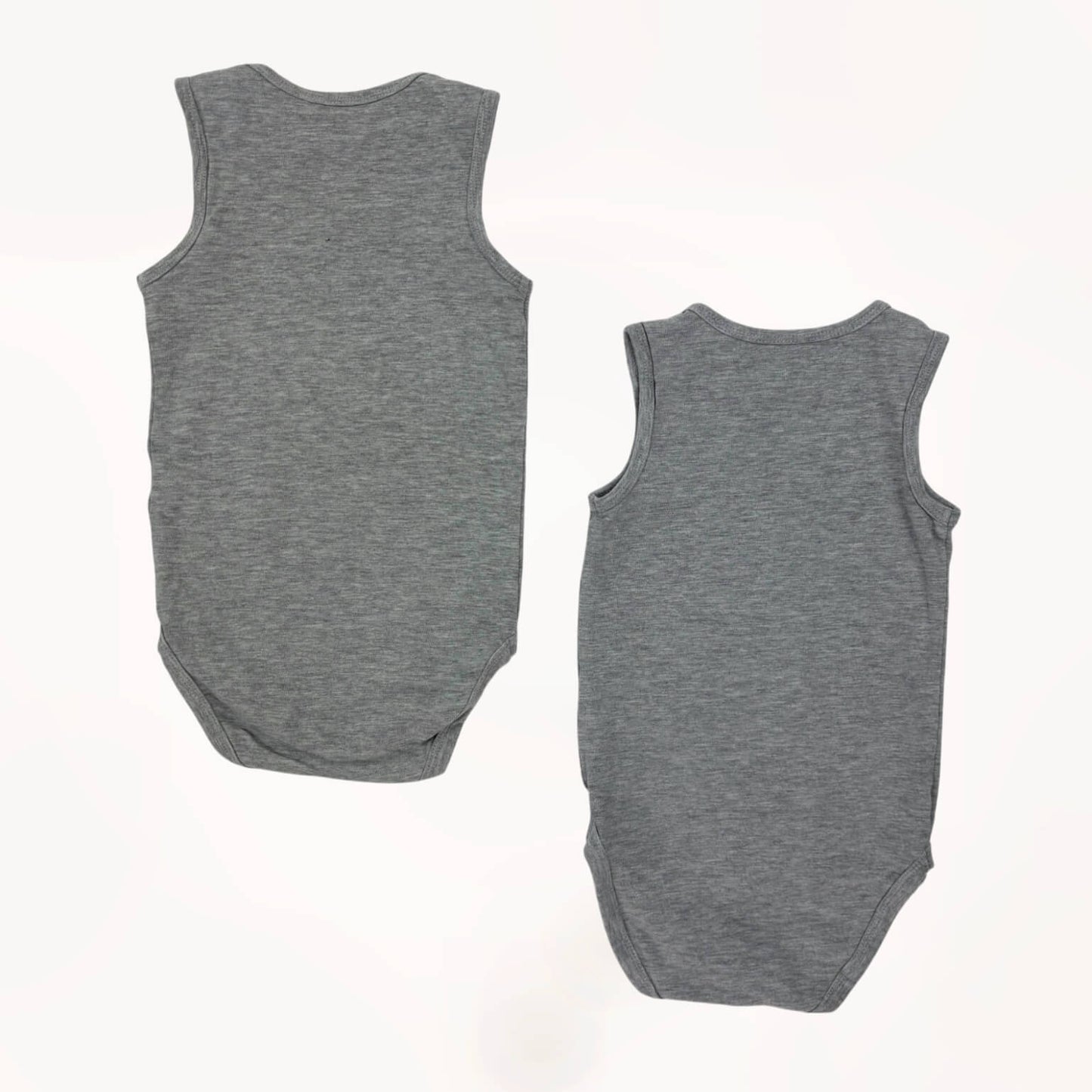 Duo-pack rompertjes grijs Hema 1 jaar