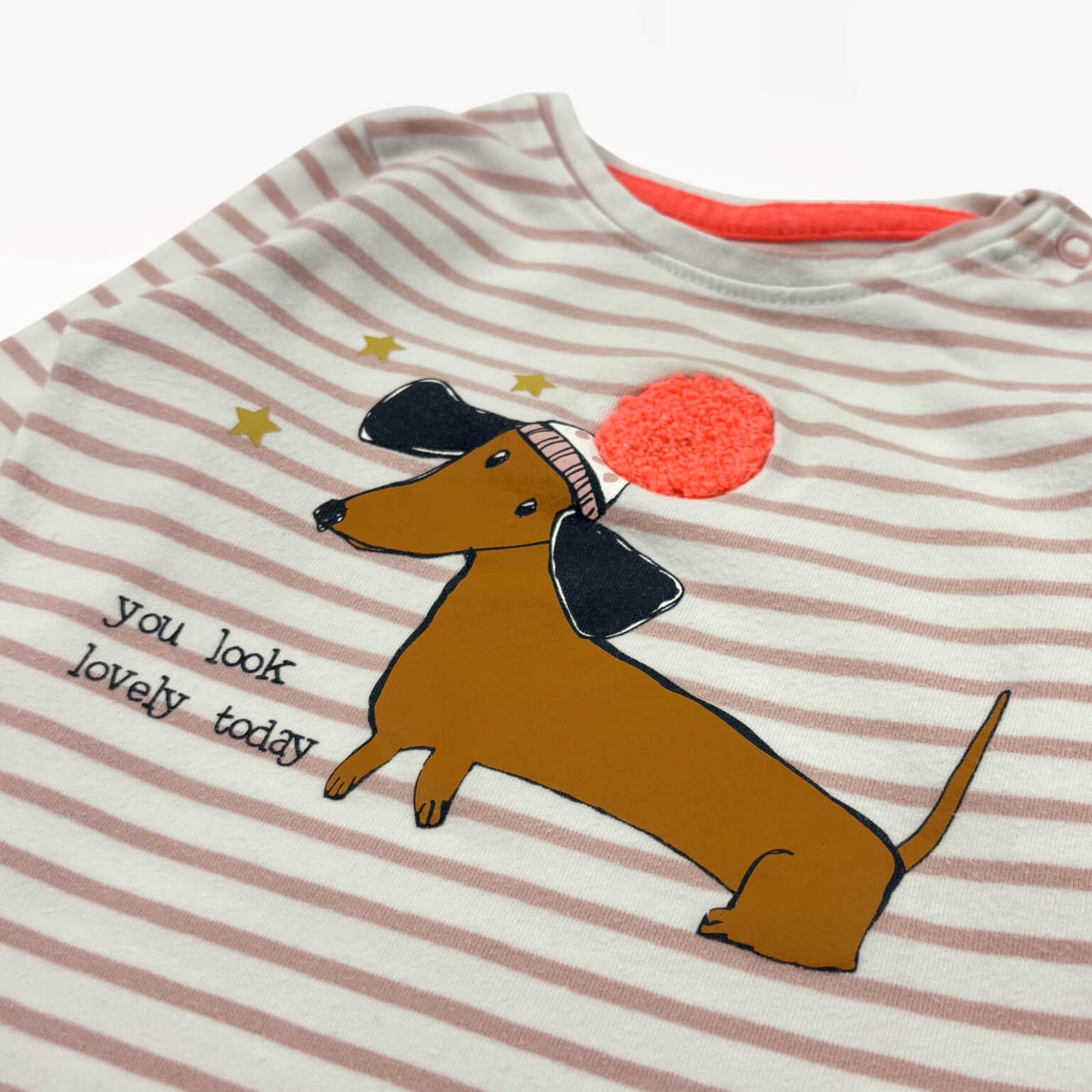 T-shirt longsleeve strepen Hema 9 maanden