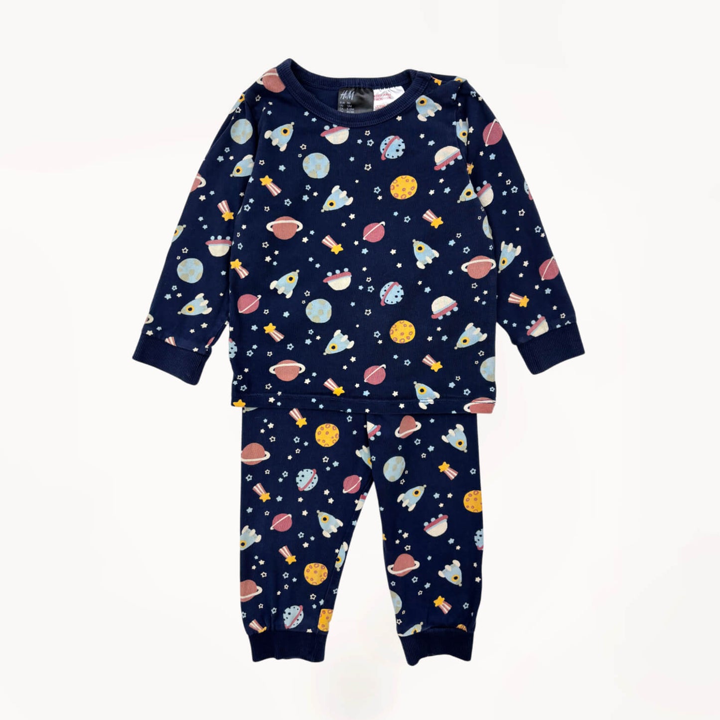 Pyjama set longsleeve ruimte thema H&M 1 jaar
