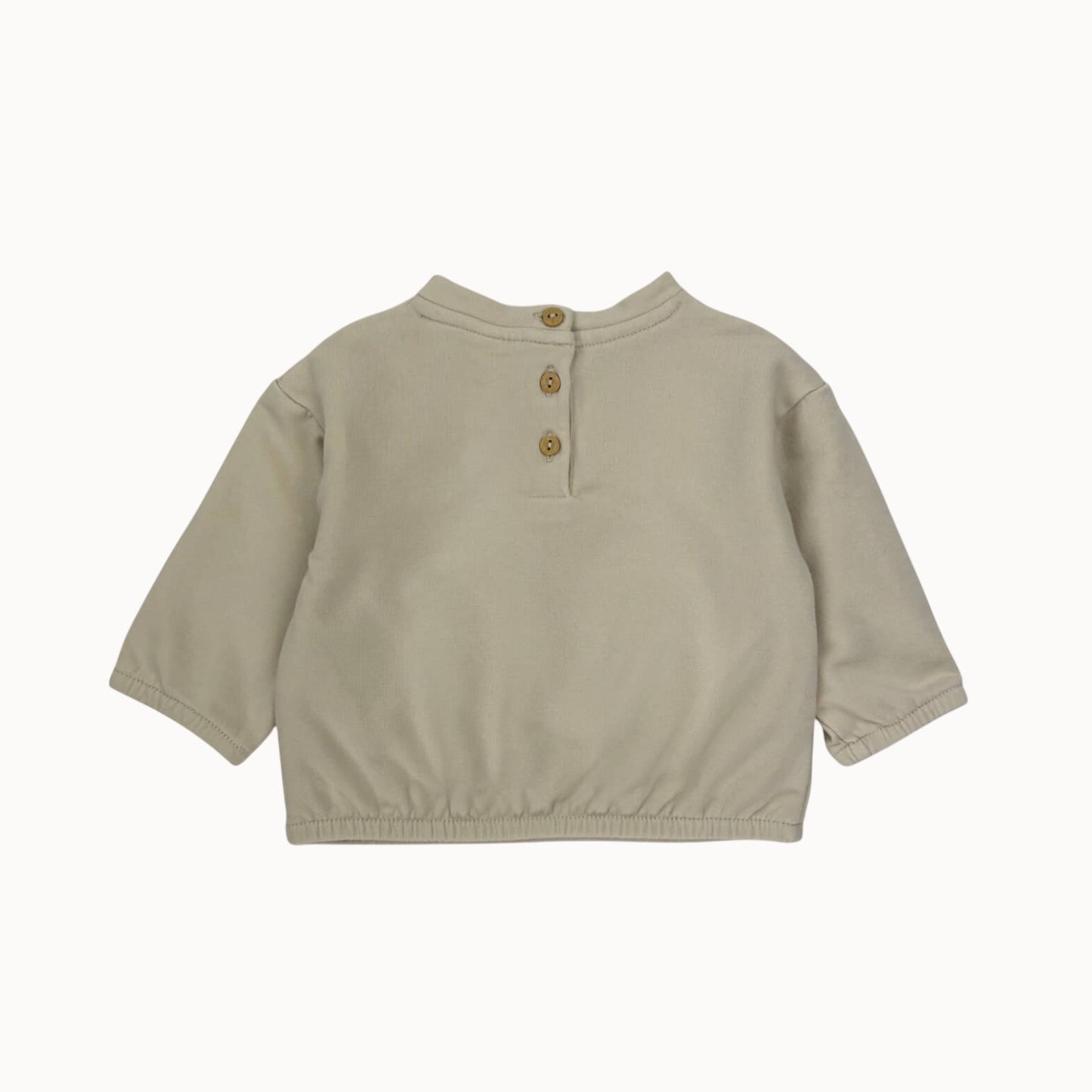 Sweater ecru landschap H&M 3 maanden