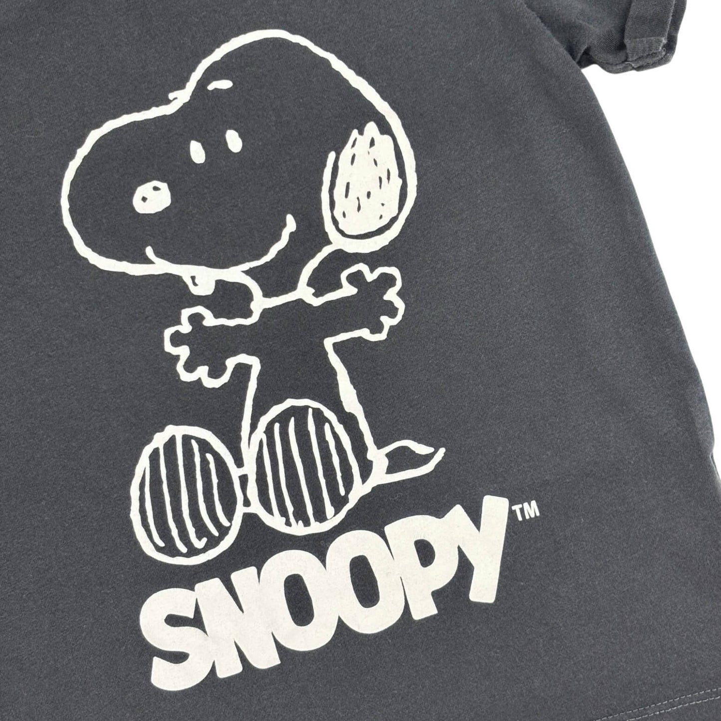T-shirt donkergrijs Snoopy H&M 2 jaar