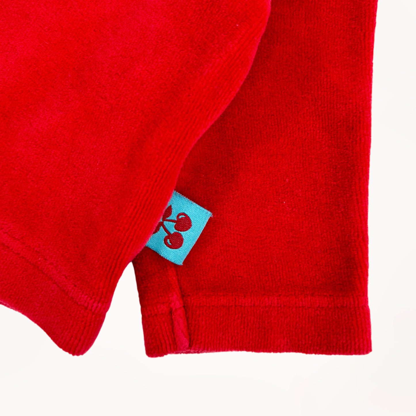 Rood poloshirt velour⎪50/56