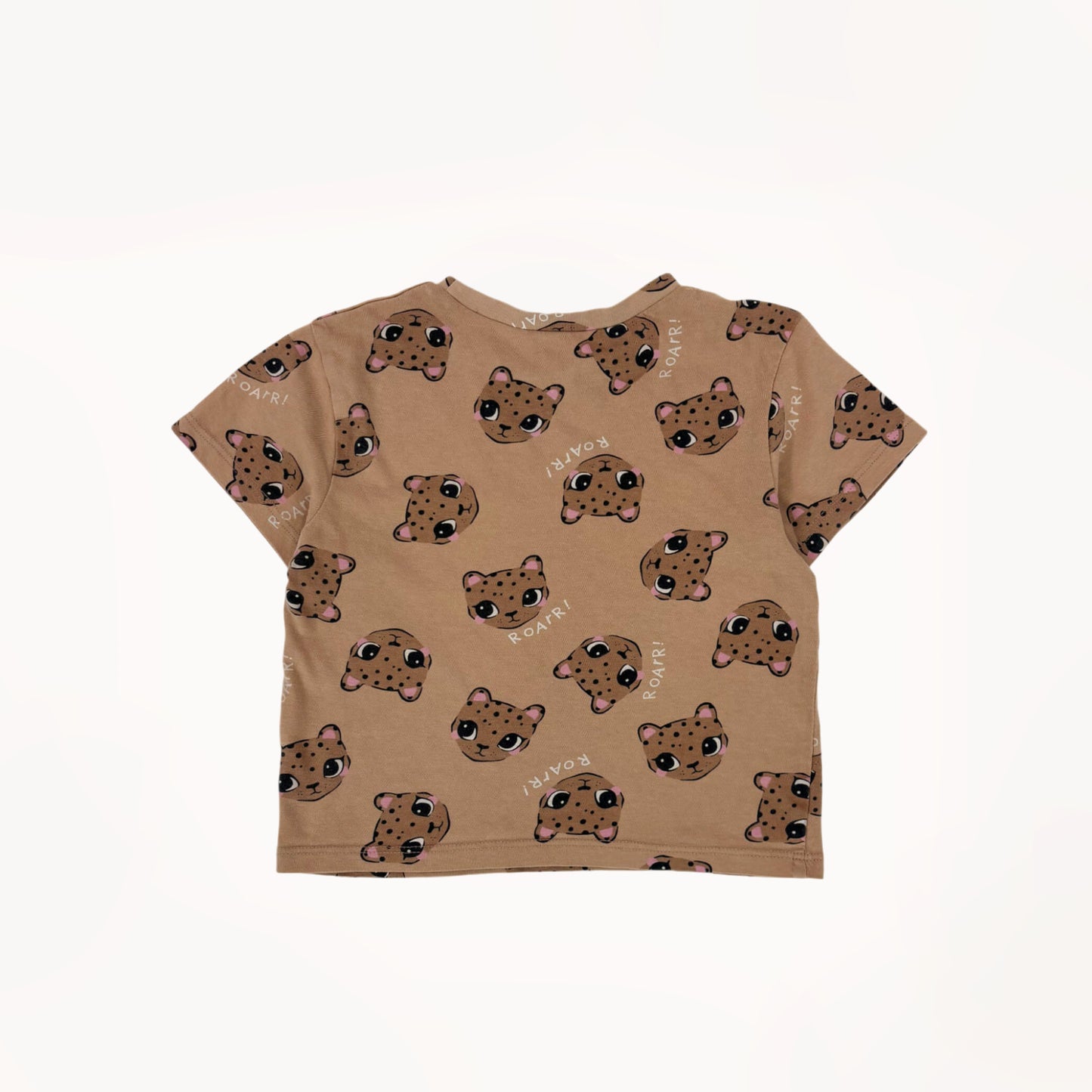 T-shirt "ROARR" met cheetah print⎪92