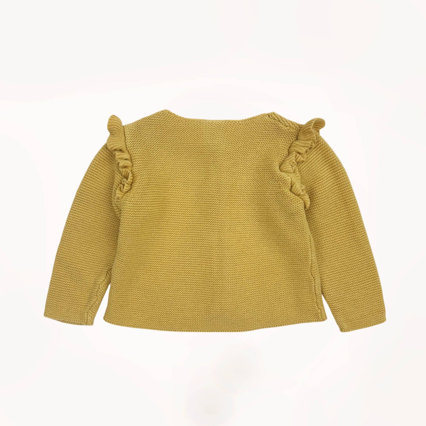 Gebreide gilet geel H&M 9 maanden