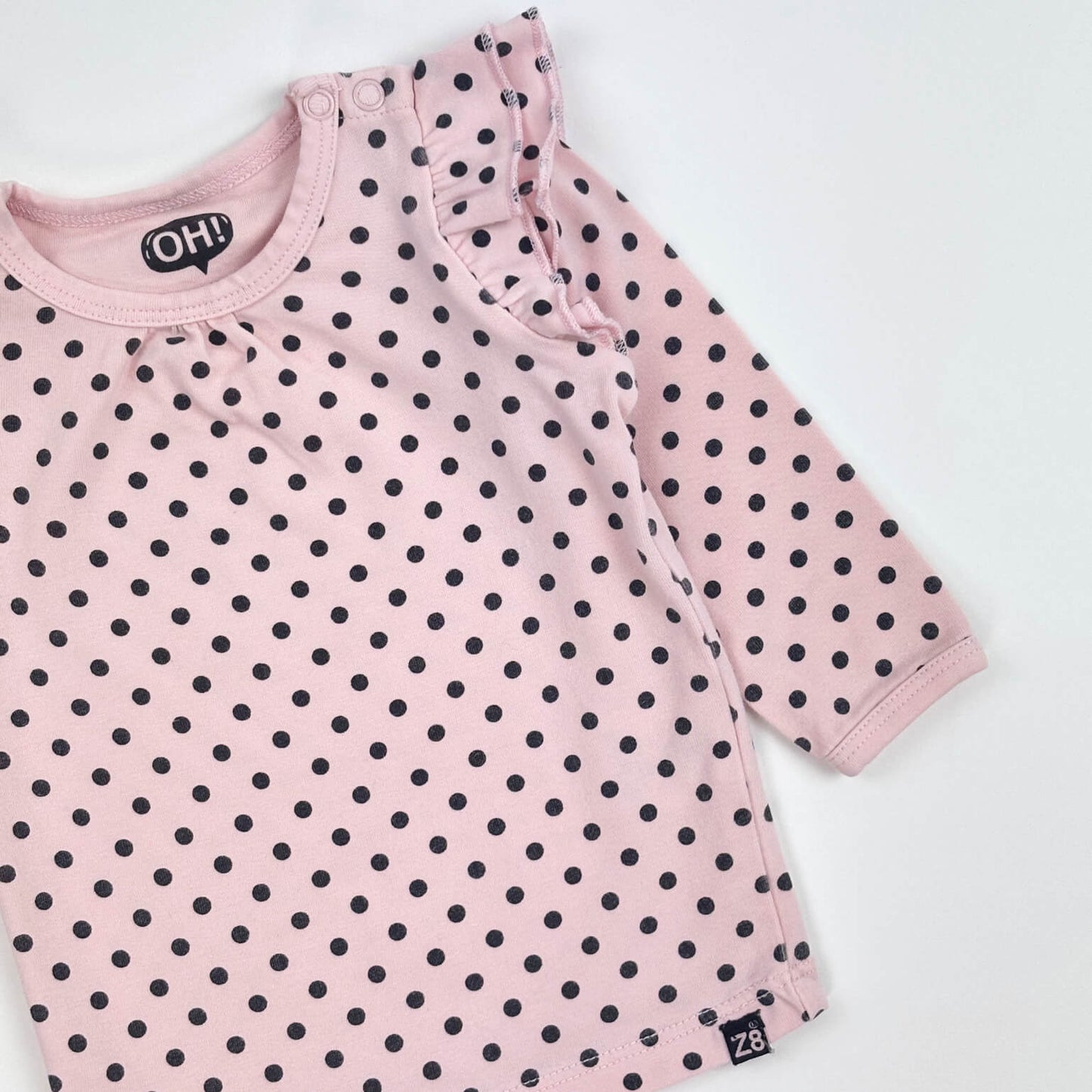 T-shirt lange mouwen roze OH! Z8 newborn 1 maand