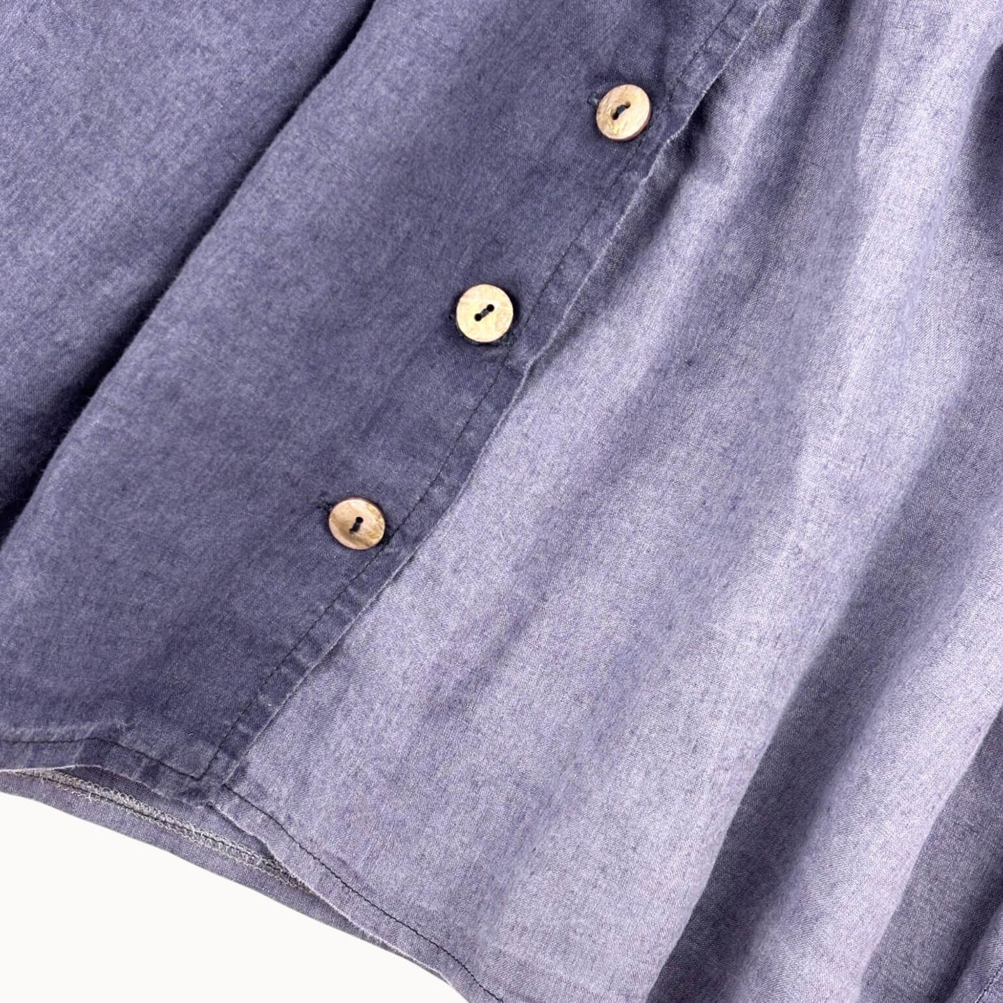 Linnen jurk monochrome paars Handgemaakt 4 jaar