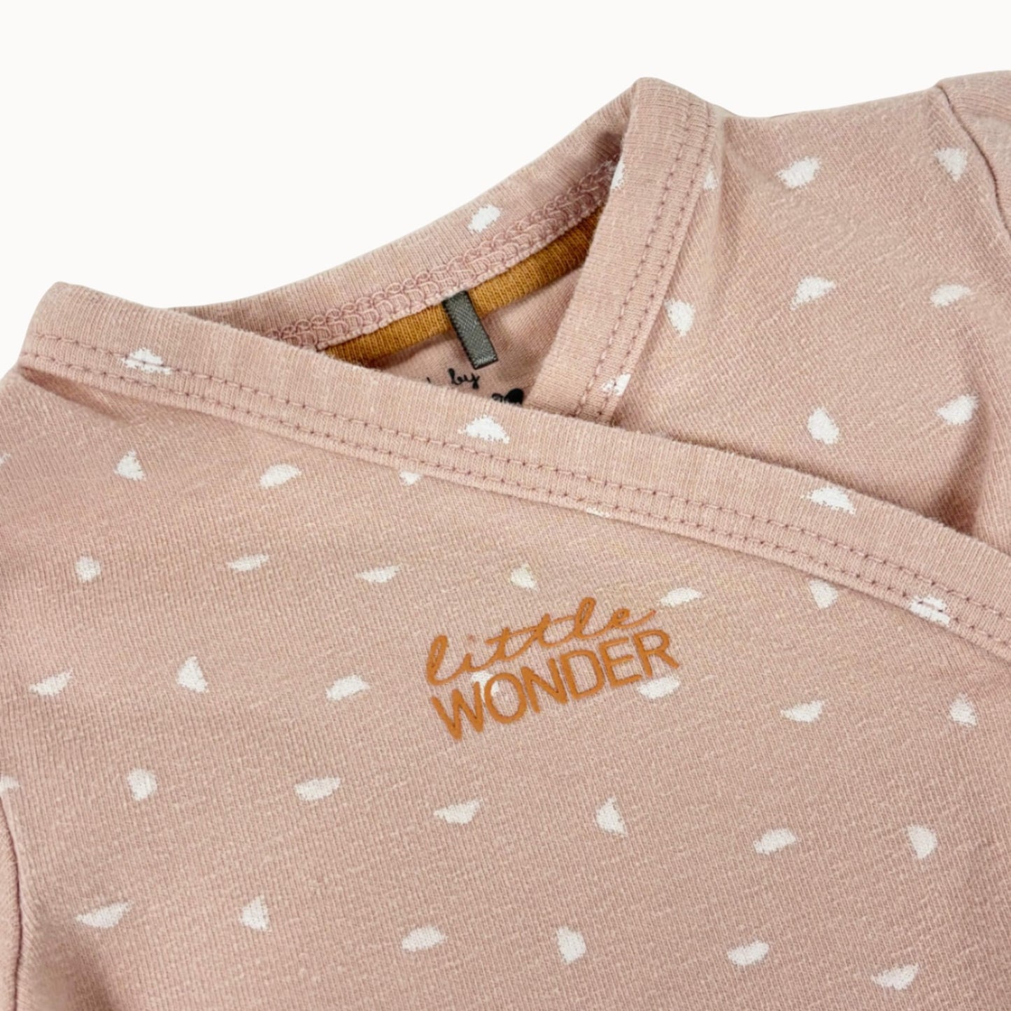 Oud roze romper "Little Wonder"⎪50/56