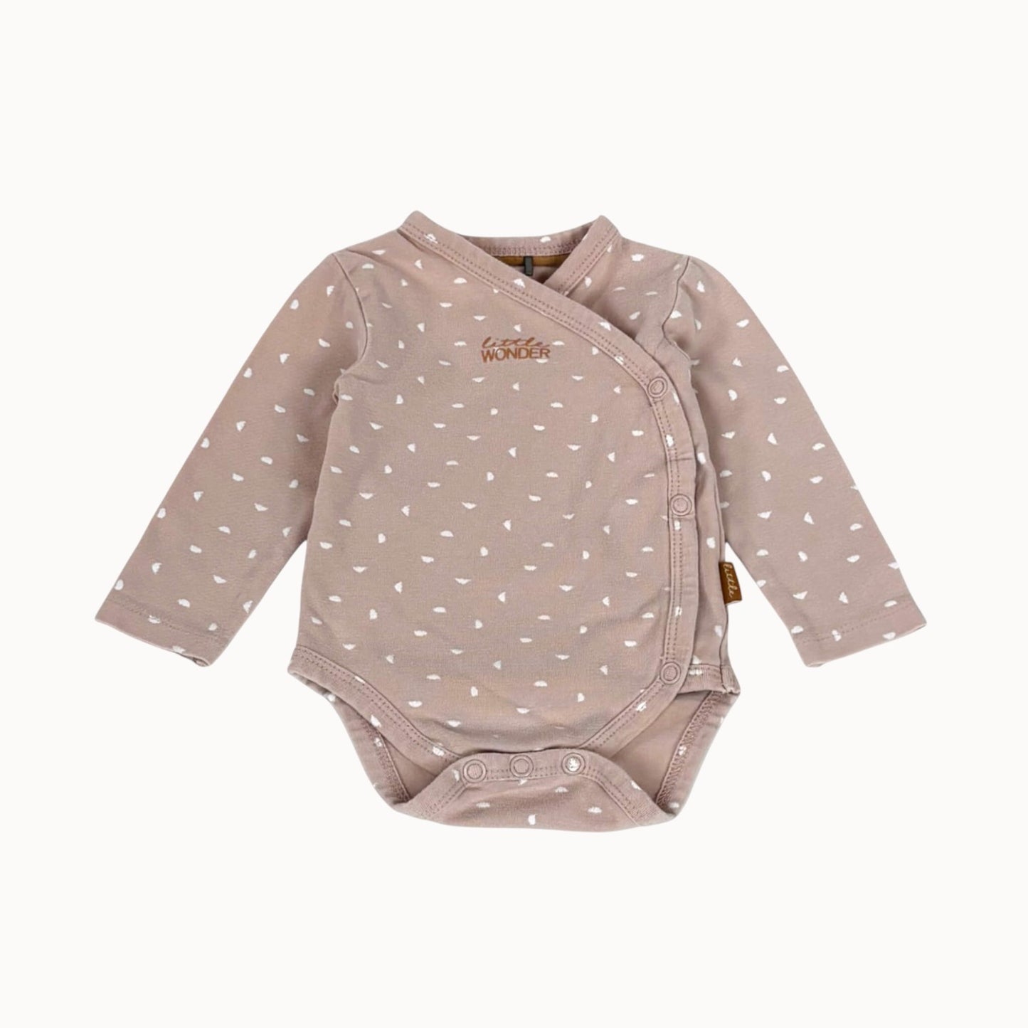 Oud roze romper "Little Wonder"⎪50/56