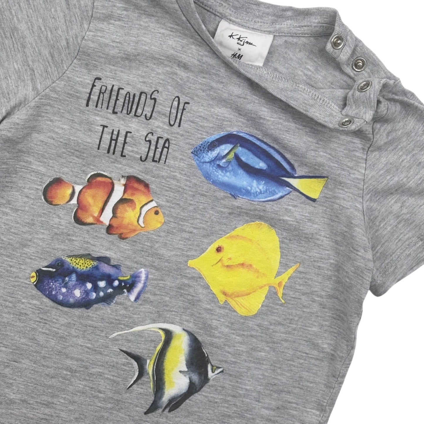 T-shirt vissen K. Kijak for H&M 1,5 jaar