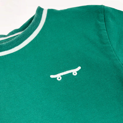 Groen Shirt met skateboardje⎪74