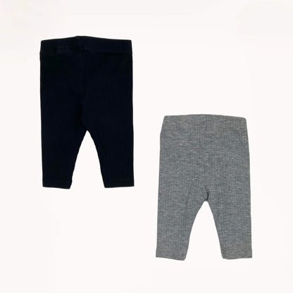 Set leggings zwart & grijs⎪50