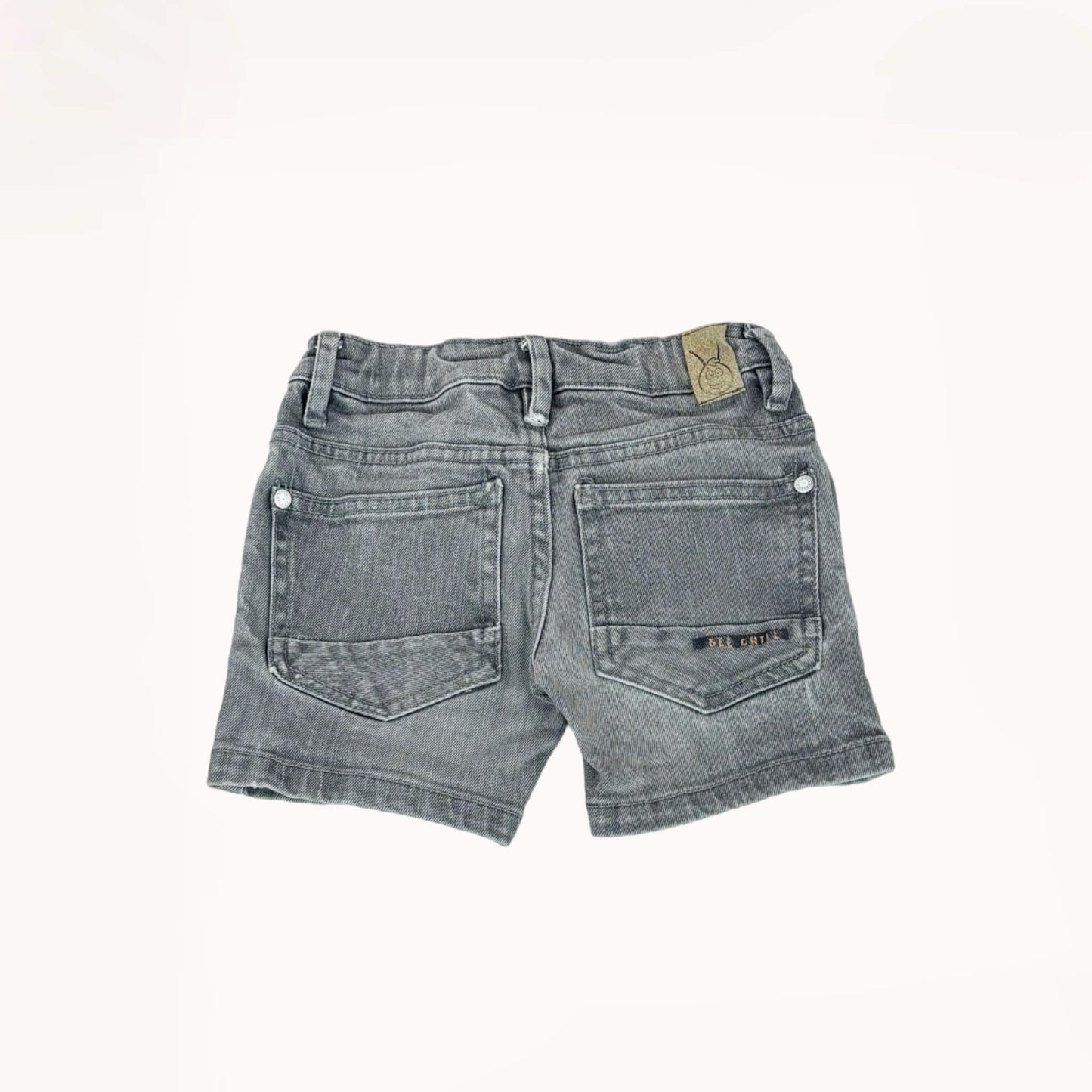 Grijze jeans short "Bee Chill"⎪98