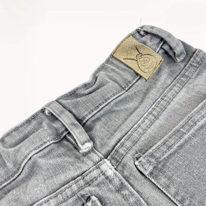 Grijze jeans short "Bee Chill"⎪98