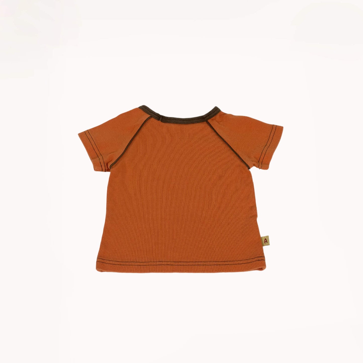 Oranje T-shirt neushoorntje Albababy⎪80