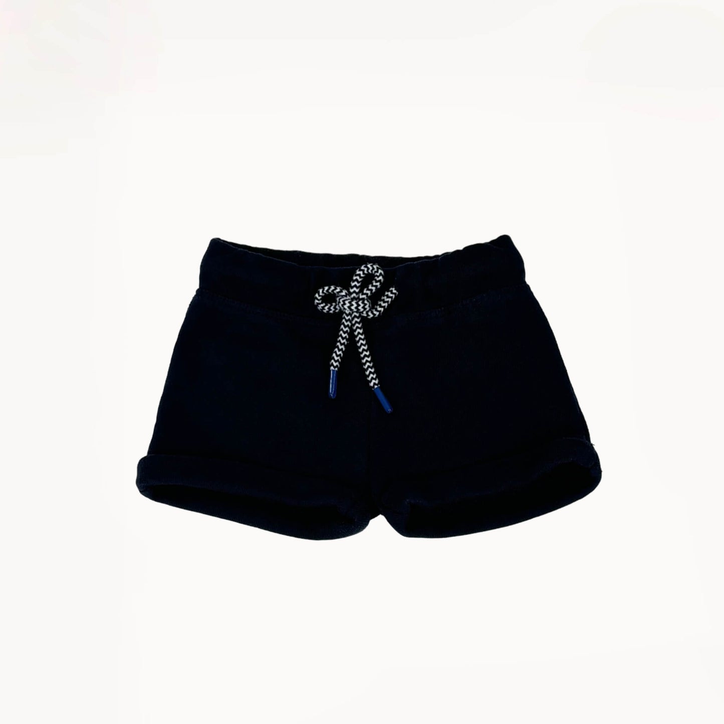 Donkerblauwe sweatshort met koordje⎪98