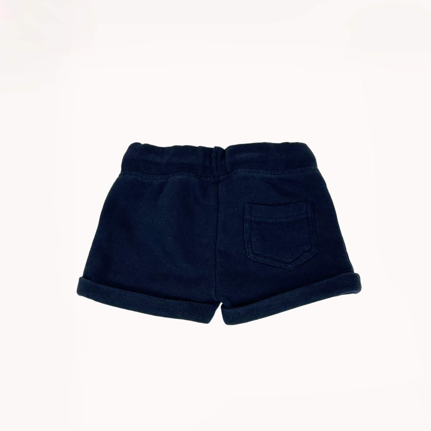 Donkerblauwe sweatshort met koordje⎪98