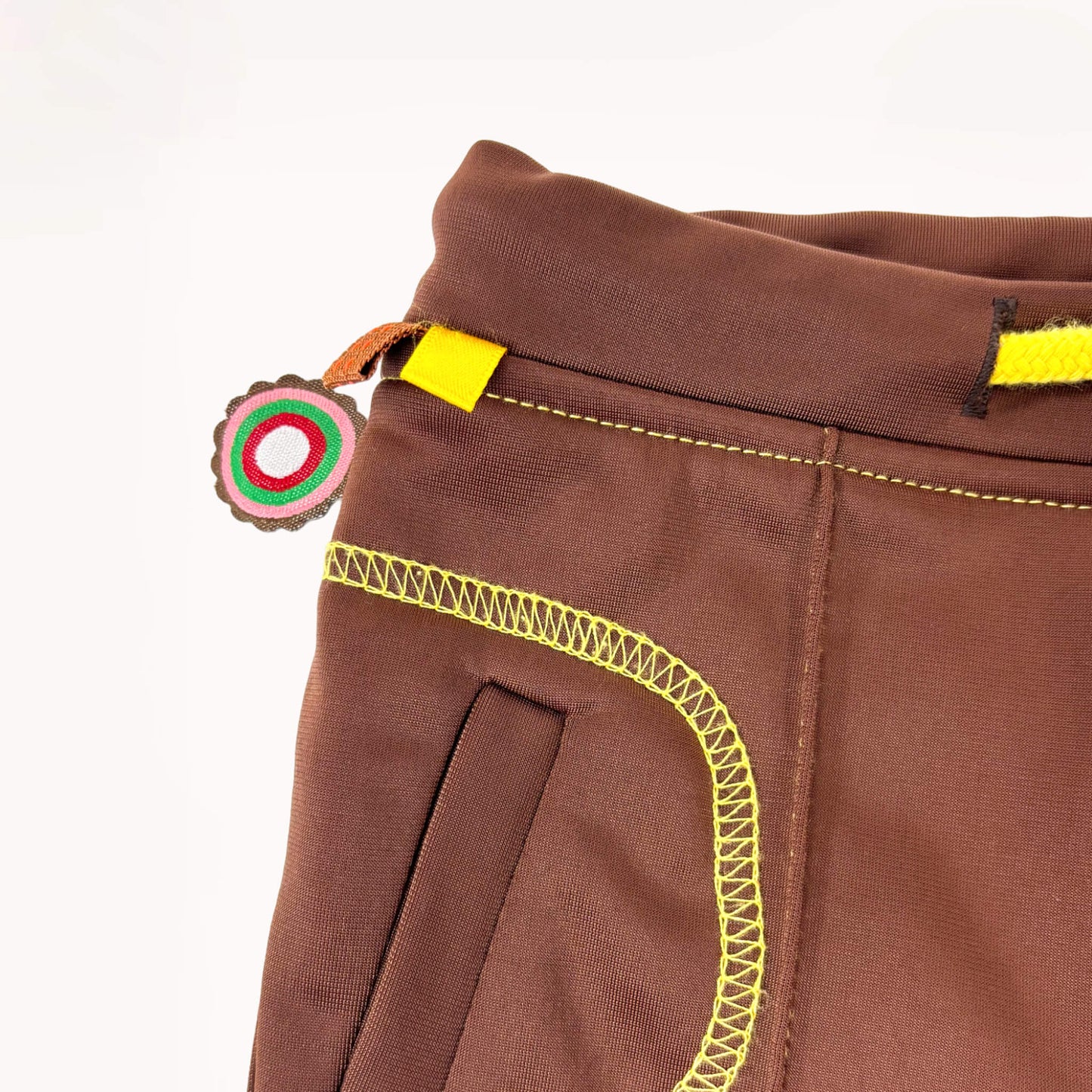 Funky broekje scuba-stof met fleece binnenin⎪62/68