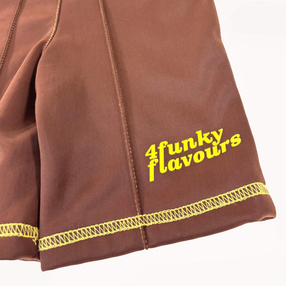 Funky broekje scuba-stof met fleece binnenin⎪62/68