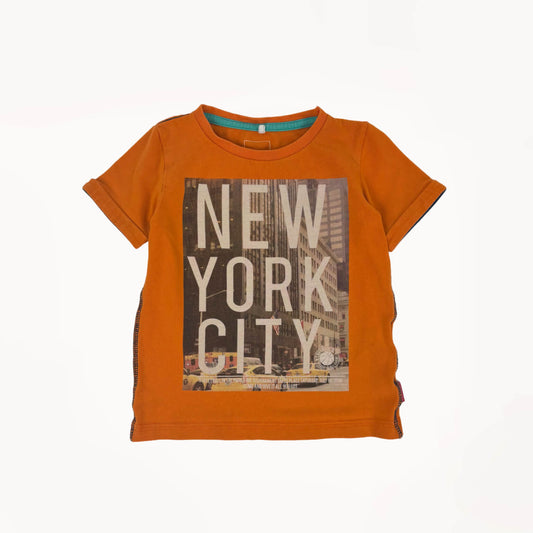 Oranje T-shirt "New York" graphic⎪86