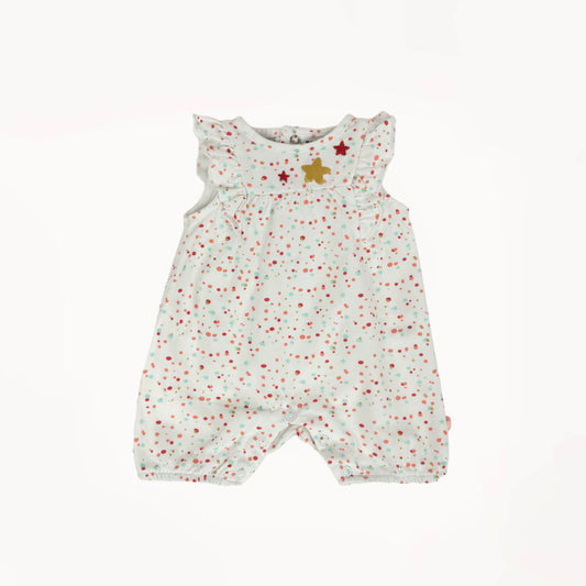 Zacht katoenen newborn jumpsuit m/ sterretjes⎪56