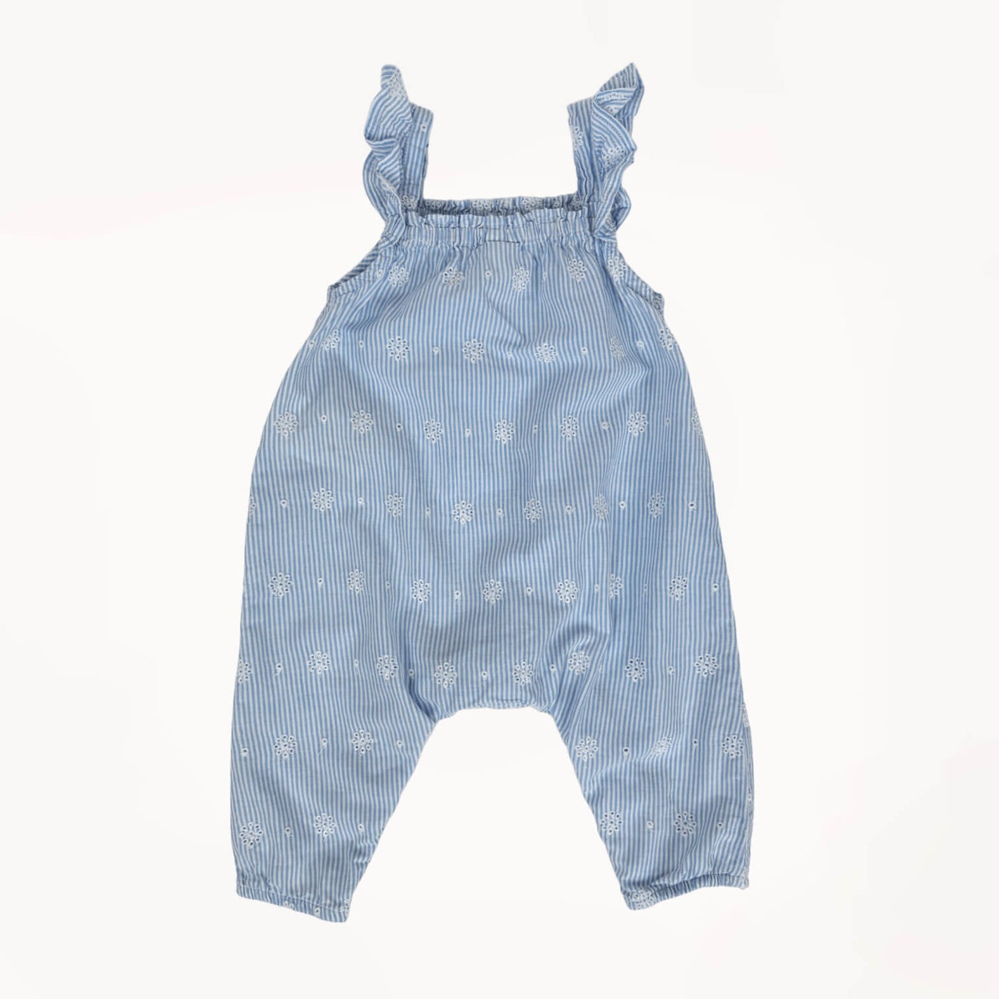 Luchtige katoenen jumpsuit m/ kanten details⎪68