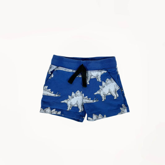 Blauwe sweatshort m/ dino's⎪98