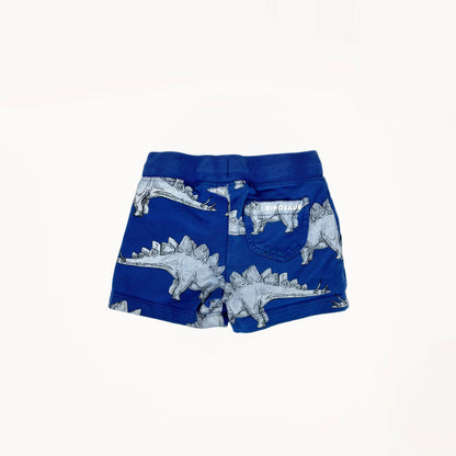 Blauwe sweatshort m/ dino's⎪98