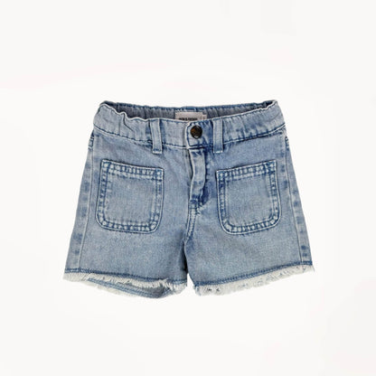 Denim short licht blauw, 2 zakjes vooraan⎪98