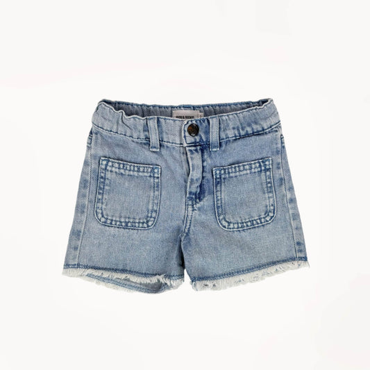 Denim short licht blauw, 2 zakjes vooraan⎪98