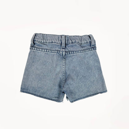 Denim short licht blauw, 2 zakjes vooraan⎪98