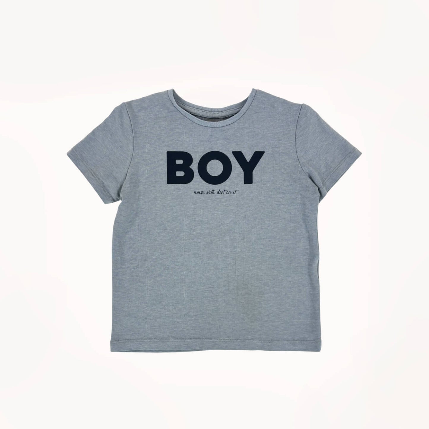 Blauw shirt "Boy, Noise w/ dirt on it"⎪104