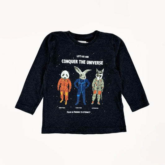 Longsleeve shirt "Let's go and conquer the universe"⎪104