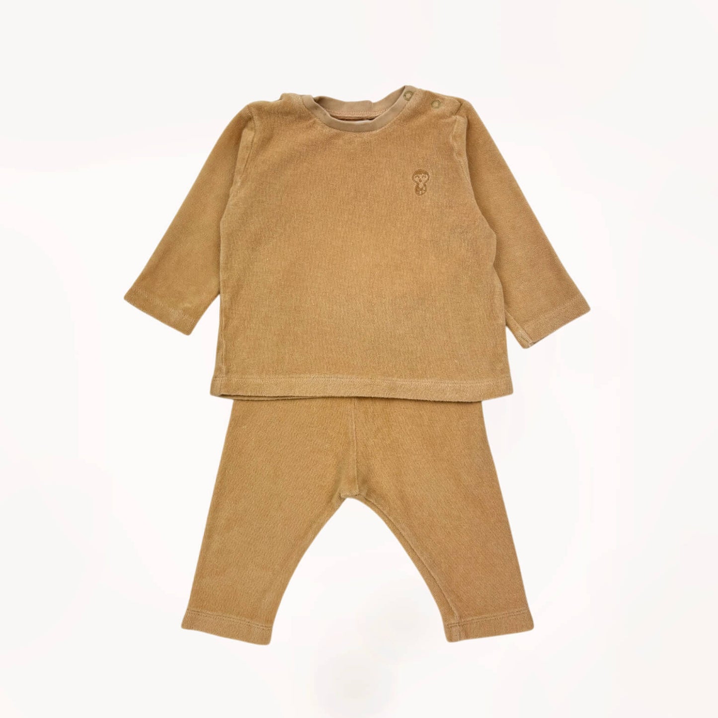 Comfy pyjama set badstof, broek & trui⎪68